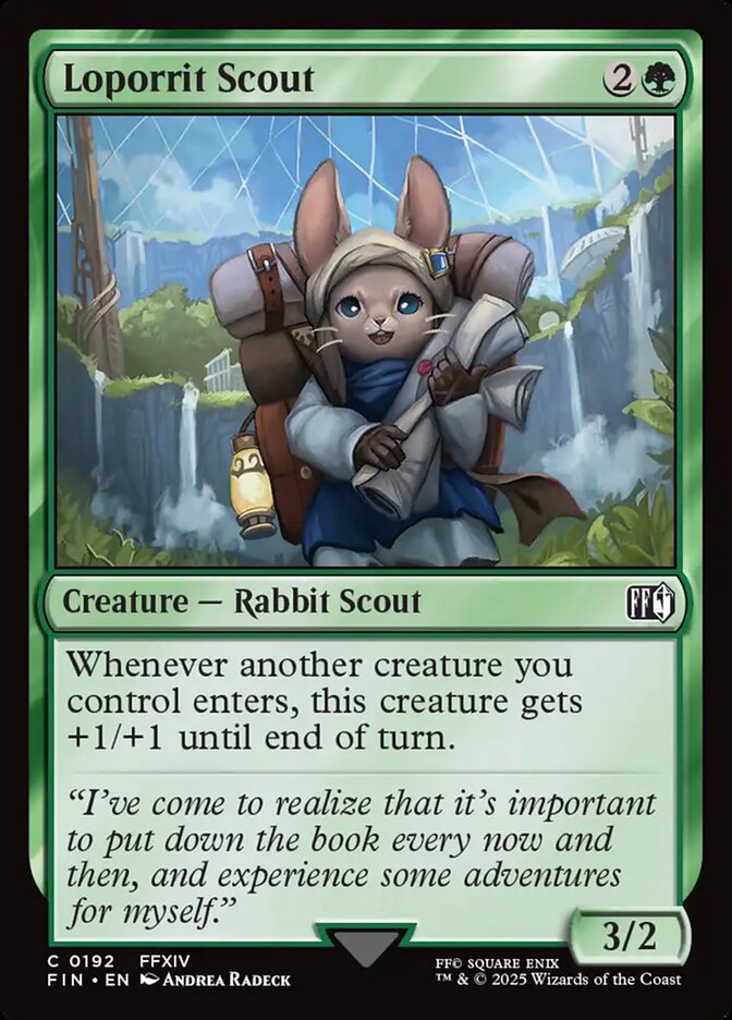 Loporrit Scout card front