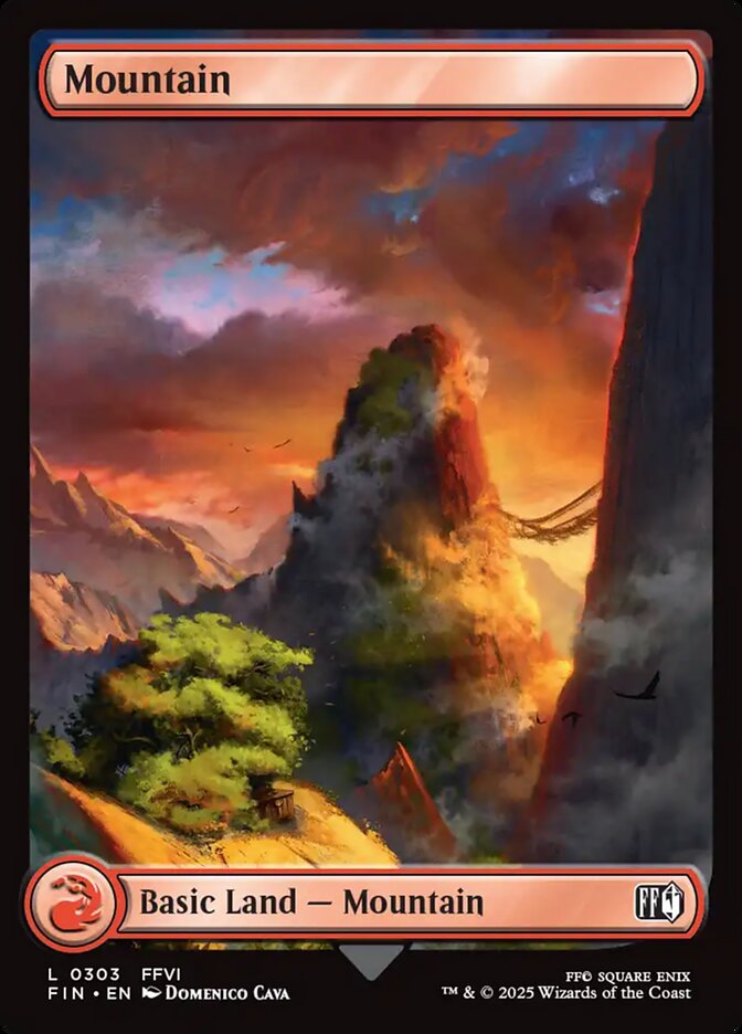 Mountain card front