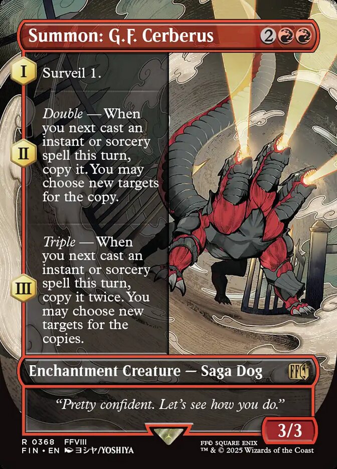 Summon: G.F. Cerberus card front