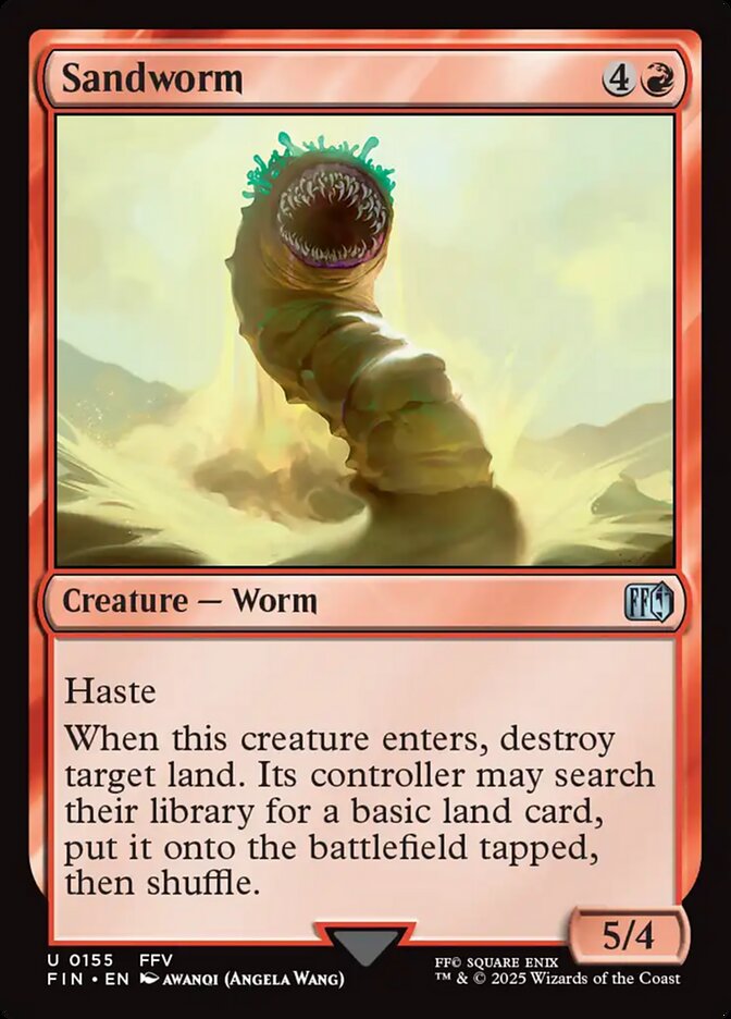 Sandworm card front