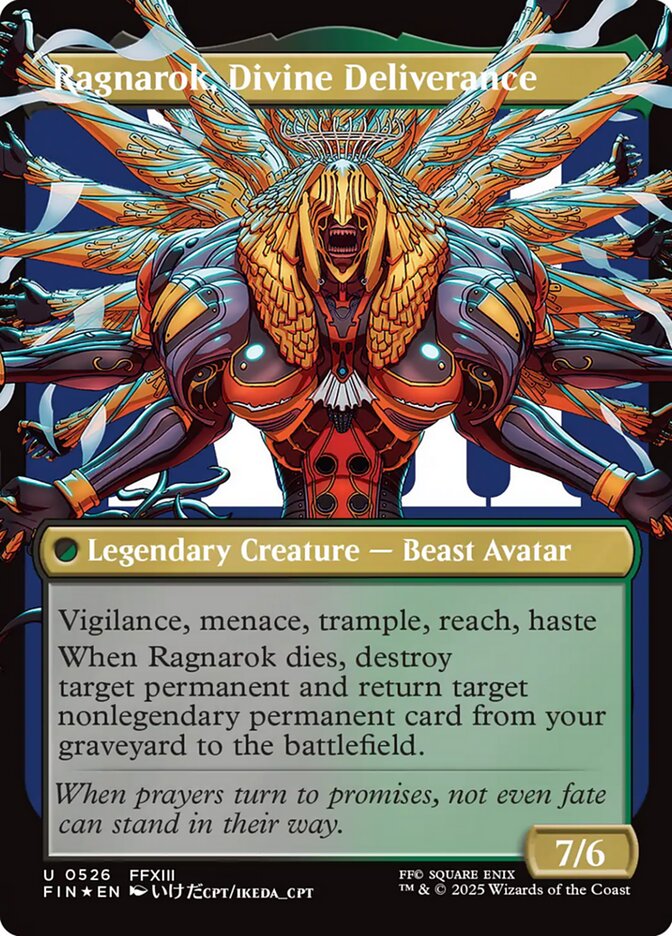 Ragnarok, Divine Deliverance card front