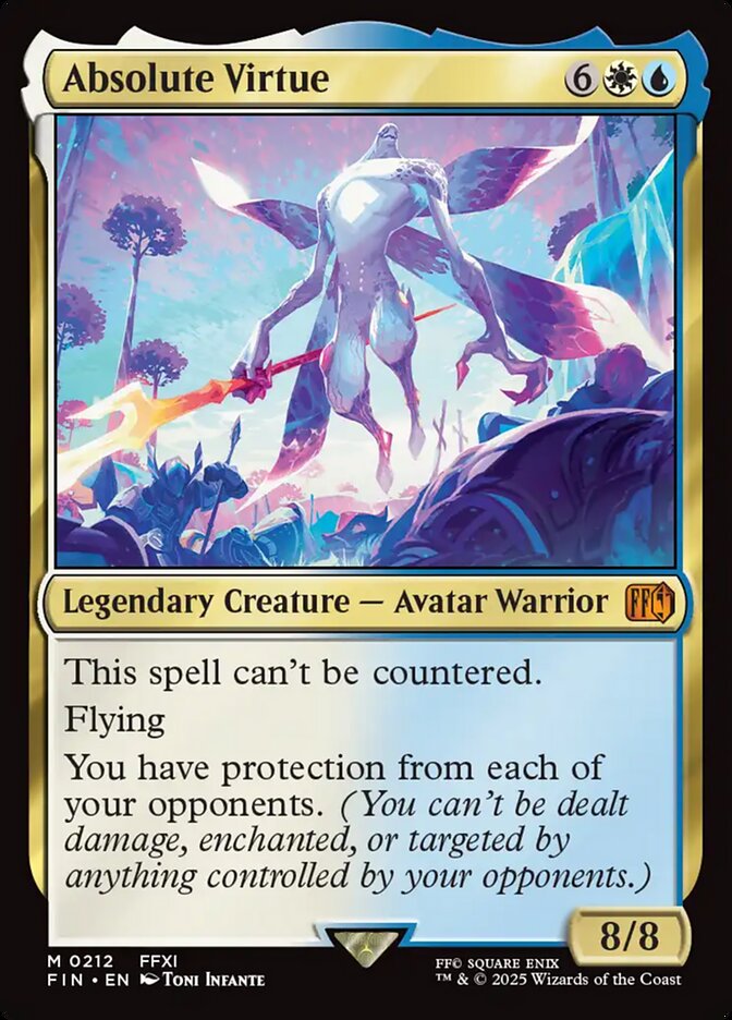 Absolute Virtue card front