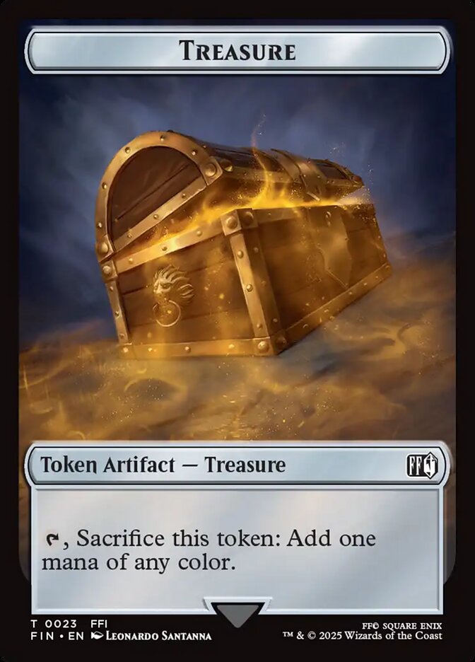 Treasure card front