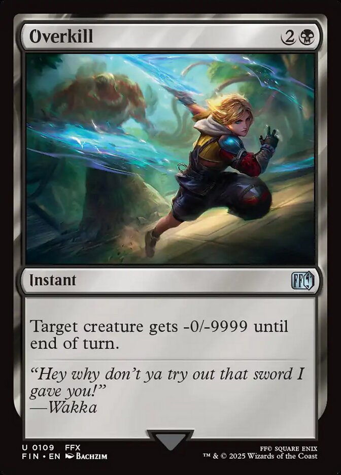Overkill card front