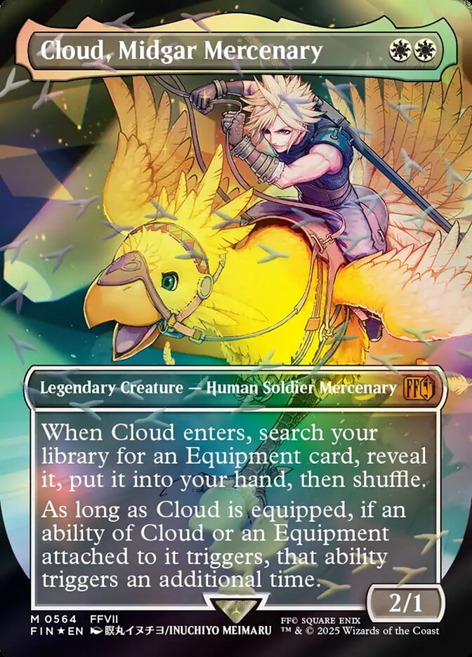 Cloud, Midgar Mercenary card front