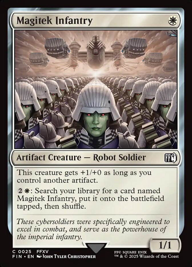 Magitek Infantry card front