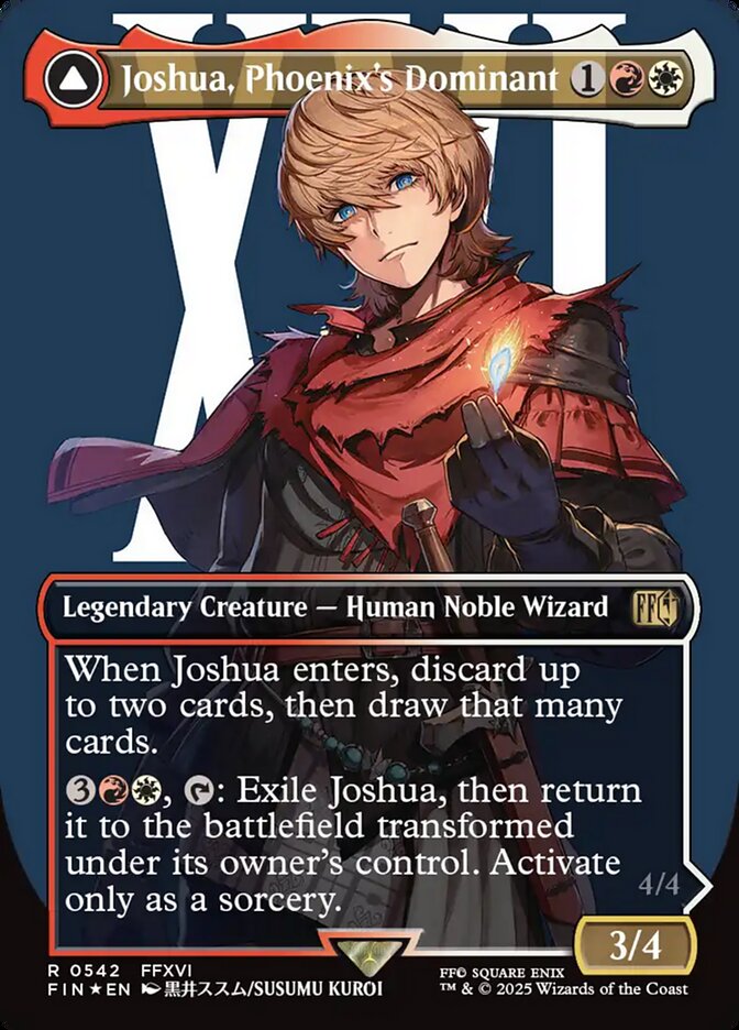 Joshua, Phoenix's Dominant card front
