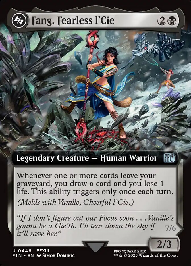 Fang, Fearless l'Cie card front