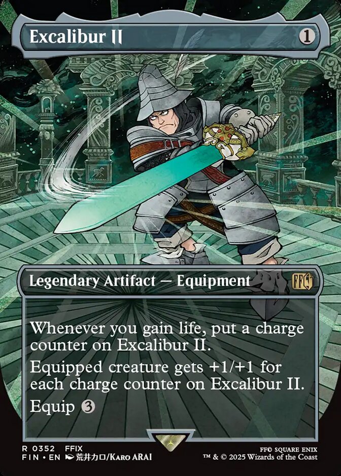 Excalibur II card front