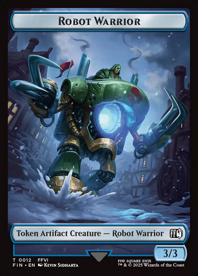 Robot Warrior card front