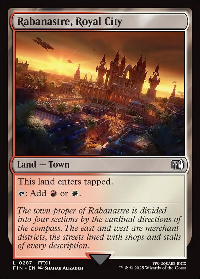 Rabanastre, Royal City card front