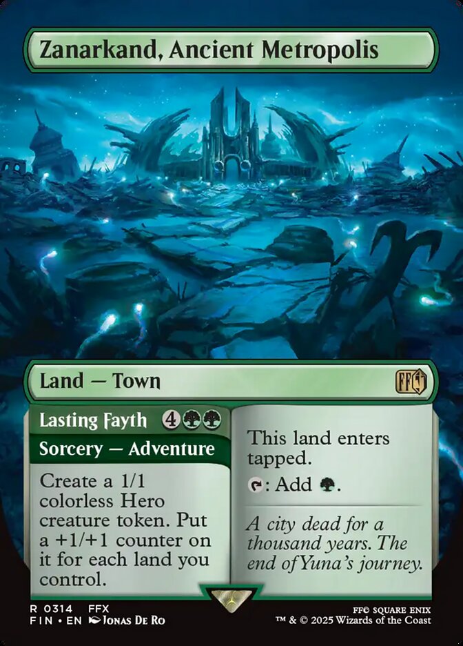 Zanarkand, Ancient Metropolis card front