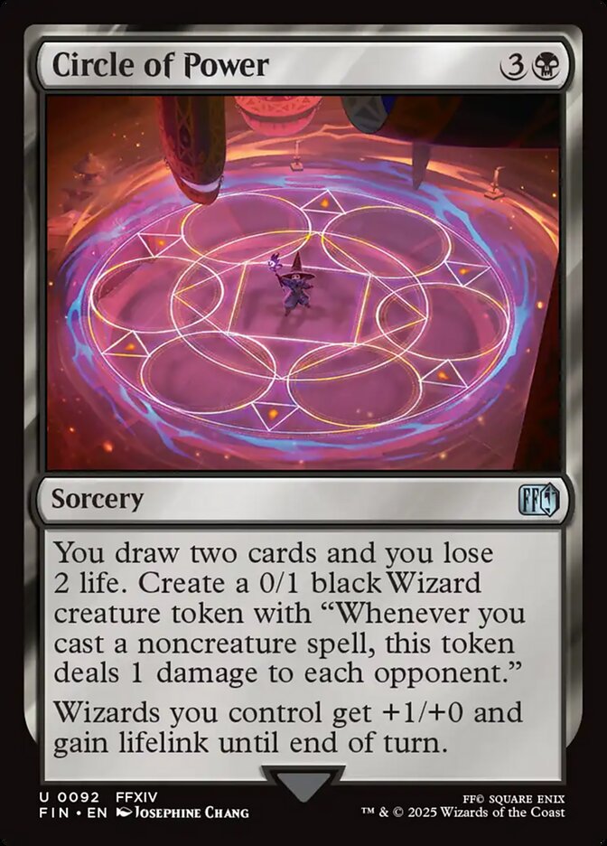 Circle of Power card front