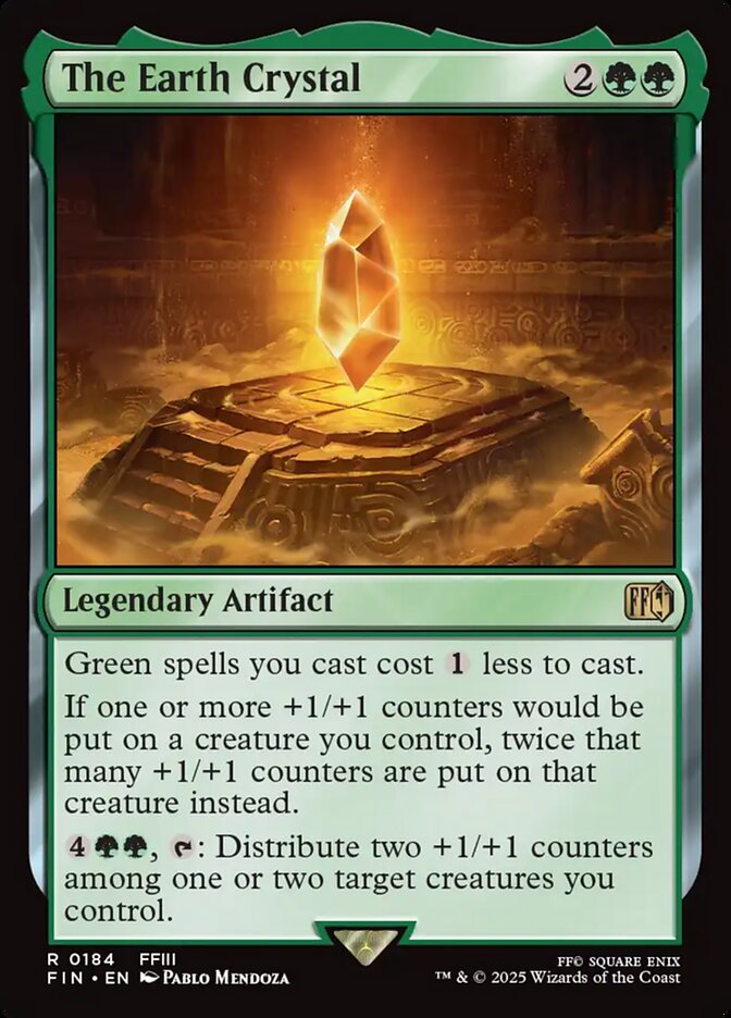 The Earth Crystal card front