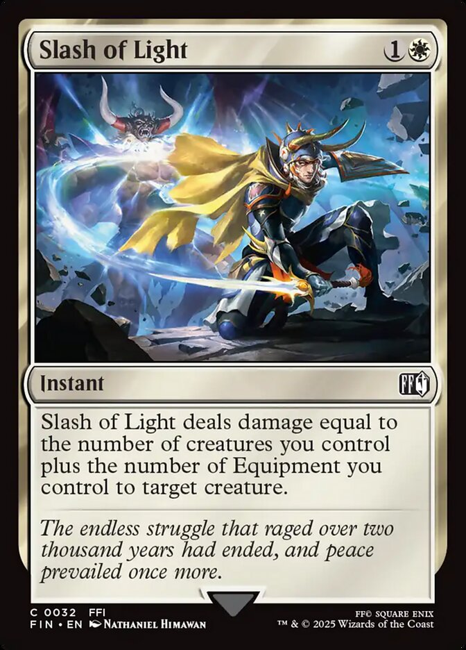 Slash of Light card front