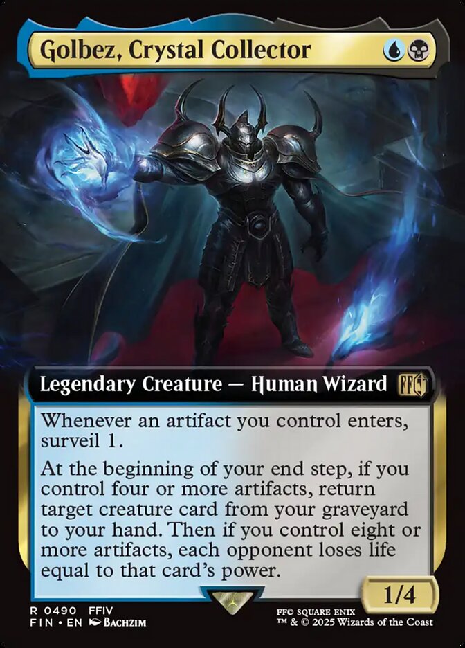 Golbez, Crystal Collector card front