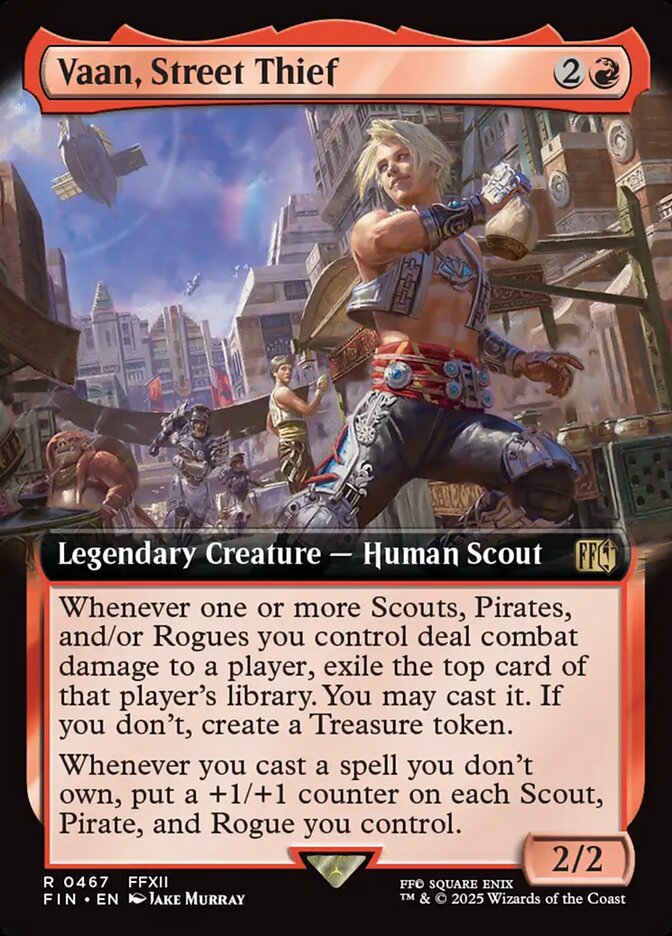 Vaan, Street Thief card front