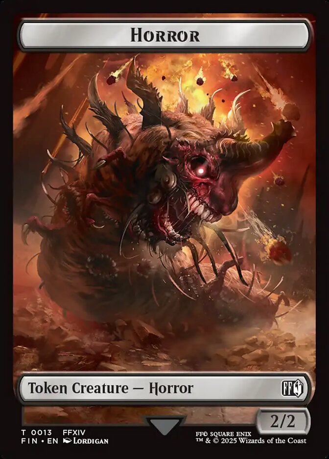 Horror card front
