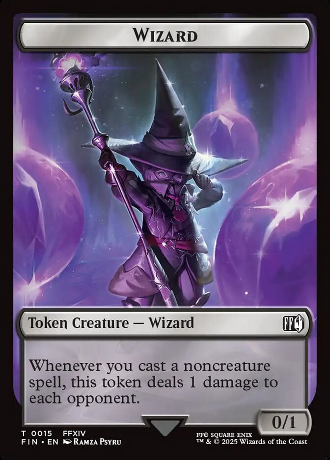 Wizard card front