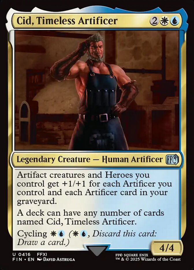 Cid, Timeless Artificer card front