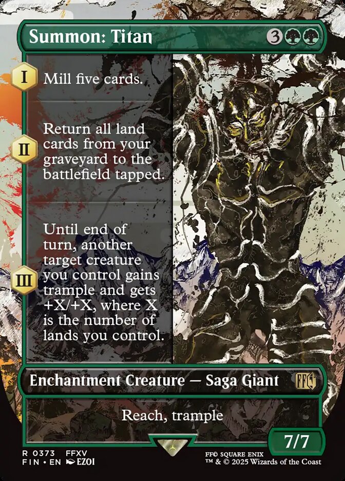 Summon: Titan card front