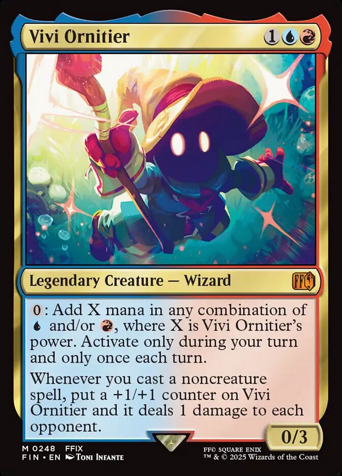 Vivi Ornitier card front