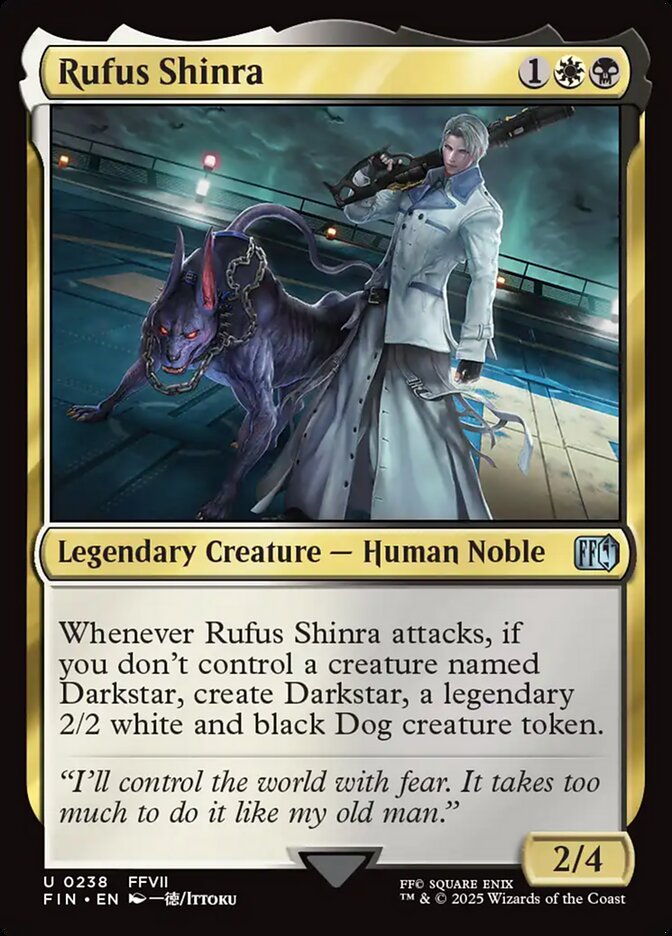 Rufus Shinra card front