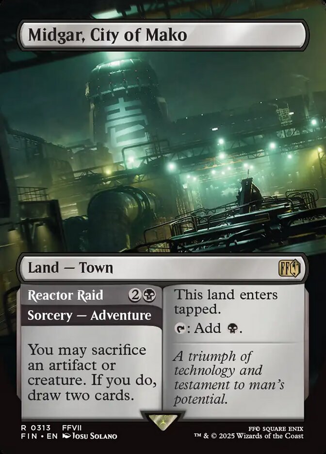 Midgar, City of Mako card front