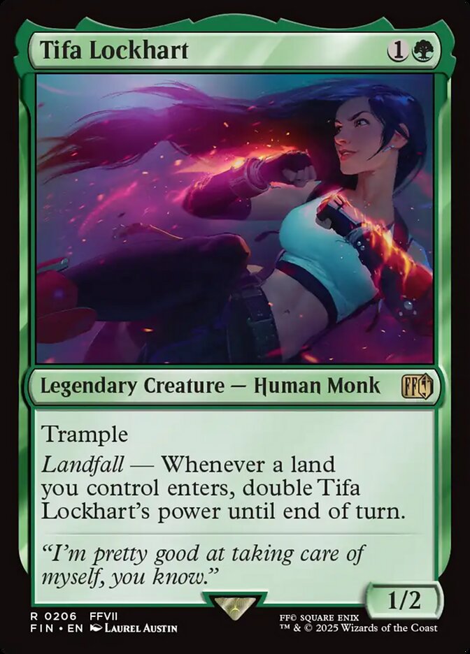 Tifa Lockhart card front