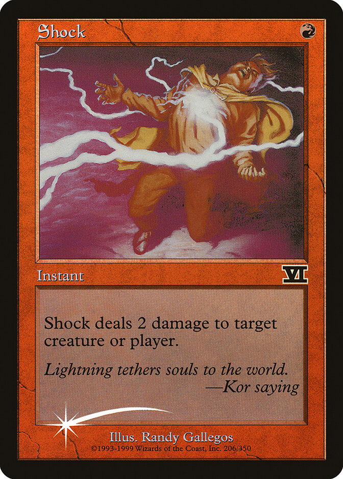 Shock card front