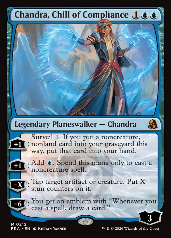 Chandra, Chill of Compliance card front