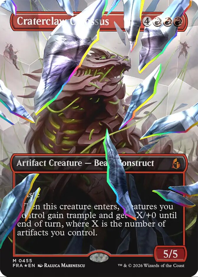 Craterclaw Colossus card front
