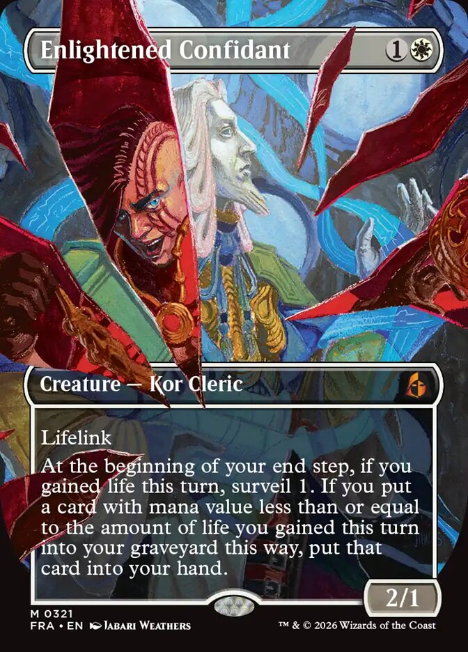 Enlightened Confidant card front