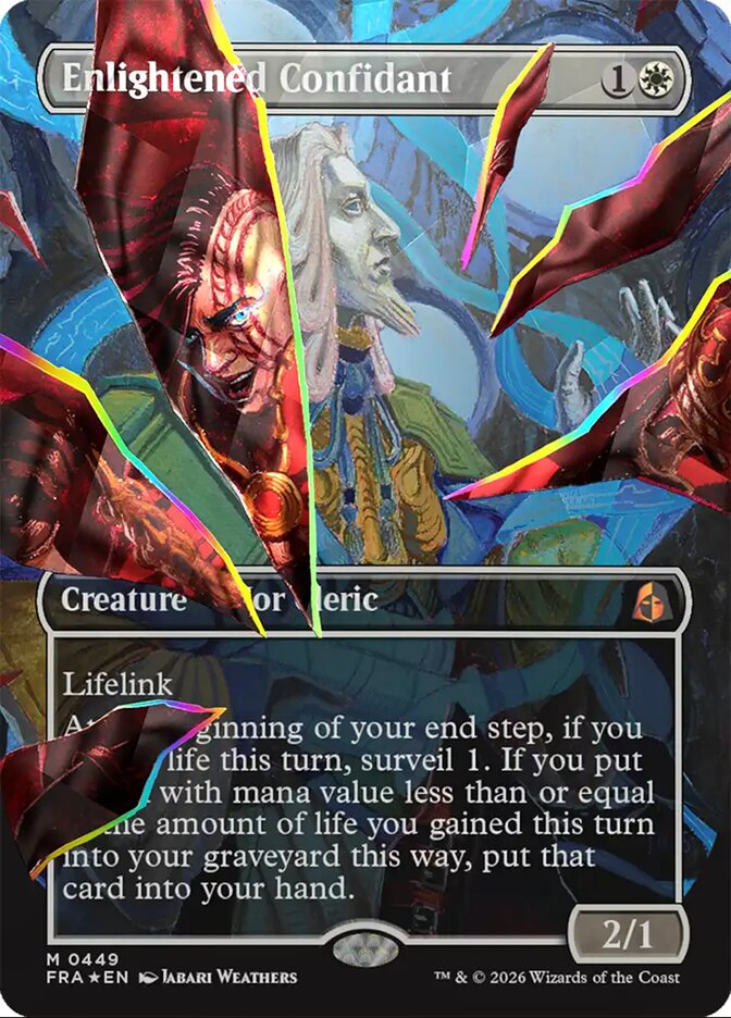 Enlightened Confidant card front