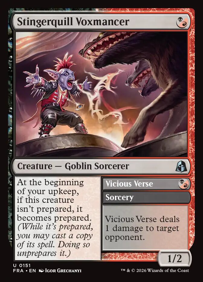 Stingerquill Voxmancer card front