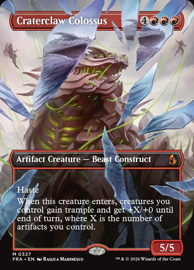 Craterclaw Colossus card front