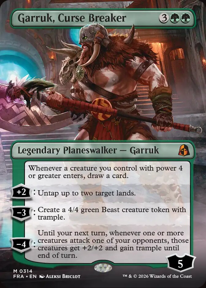 Garruk, Curse Breaker card front