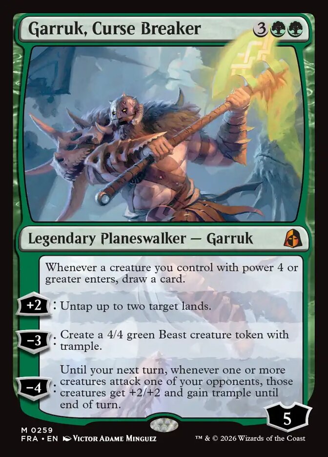 Garruk, Curse Breaker card front