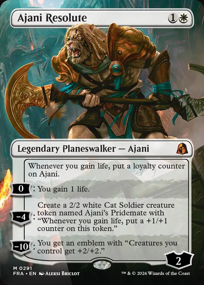 Ajani Resolute card front