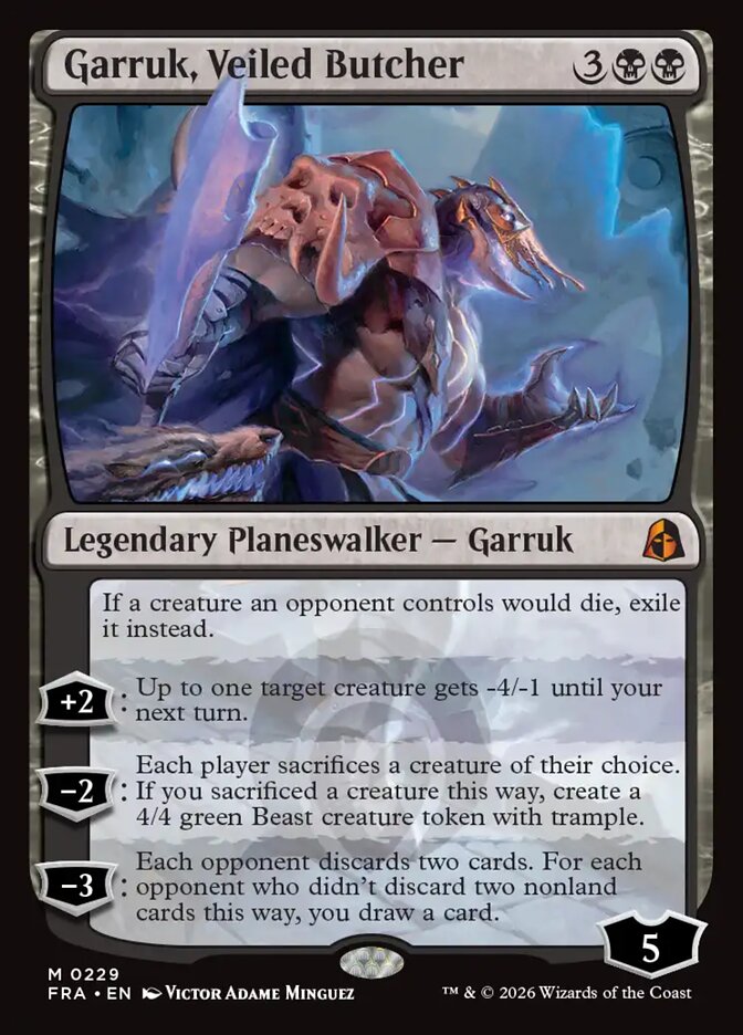 Garruk, Veiled Butcher card front