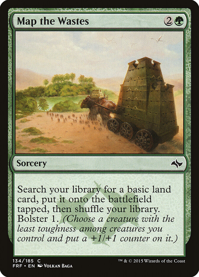 Map the Wastes card front