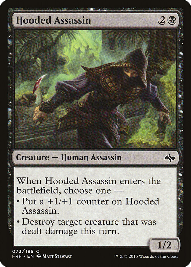 Hooded Assassin card front
