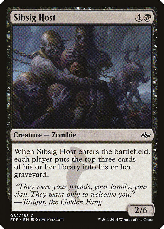 Sibsig Host card front