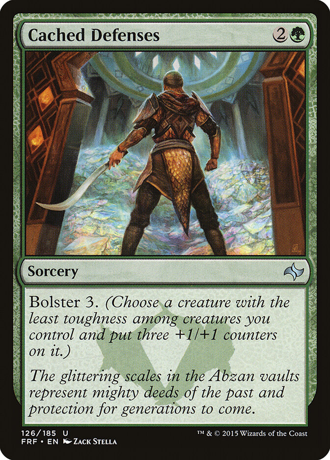Cached Defenses card front