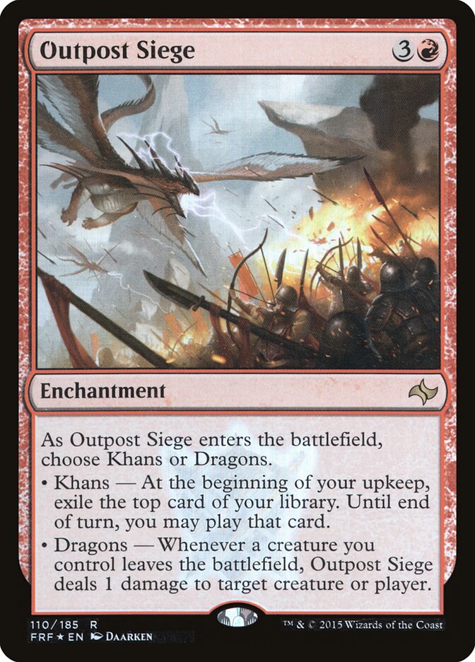 Outpost Siege card front