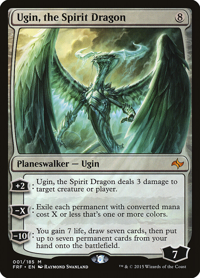 Ugin, the Spirit Dragon card front