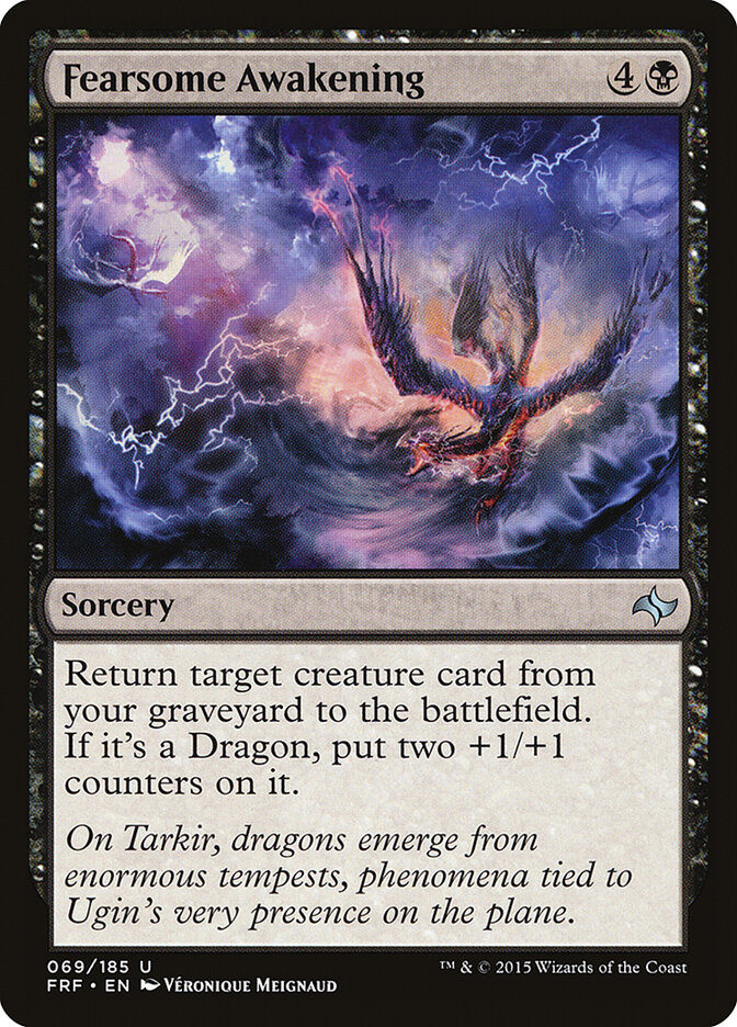 Fearsome Awakening card front