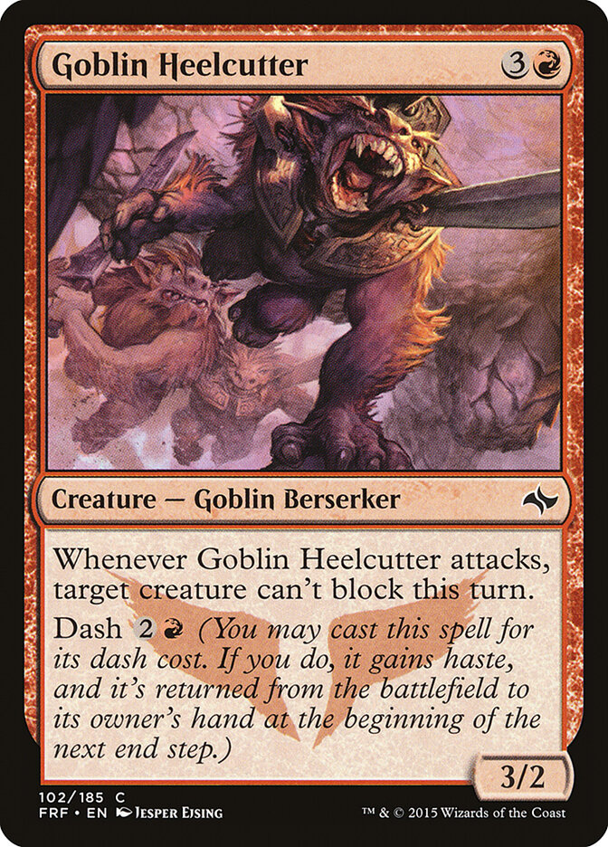 Goblin Heelcutter card front