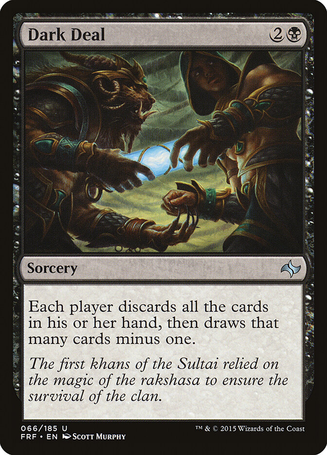 Dark Deal card front