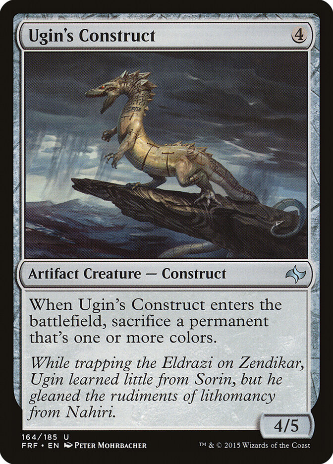 Ugin's Construct card front